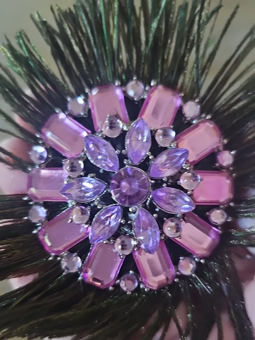 Rhinestone Brooch - Picture 2 of 4